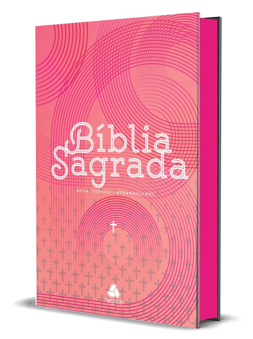 Bíblia Sagrada Capa Dura NVI Capa: Rubelite rosa